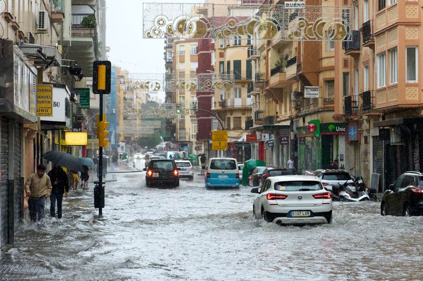 Inundații în Malaga Foto: Guliver/GettyImages