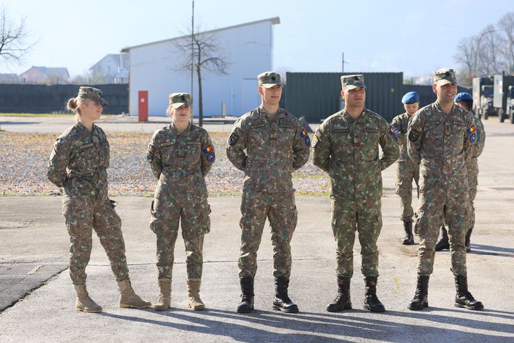 Imagini din baza Eurofor din Sarajevo FOTO: Ionuţ Iordache (GSP)