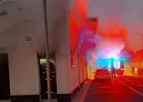 Incendiu la stadionul din România: pompierii au intervenit cu 3 autospeciale
