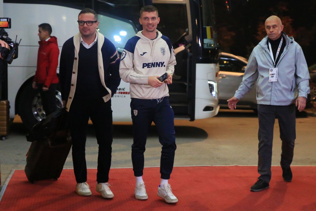 Sosirea echipei naţionale la hotelul Zenica