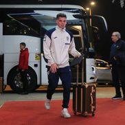 Sosirea echipei naţionale la hotelul Zenica Foto: Ionuţ Iordache (GSP)