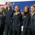Echipa de BJK Cup a României, Alina Cercel, Mara Gae, Gabriela Lee, Monica Niculescu, Alexandra Dulgheru Foto: Luminița Paul