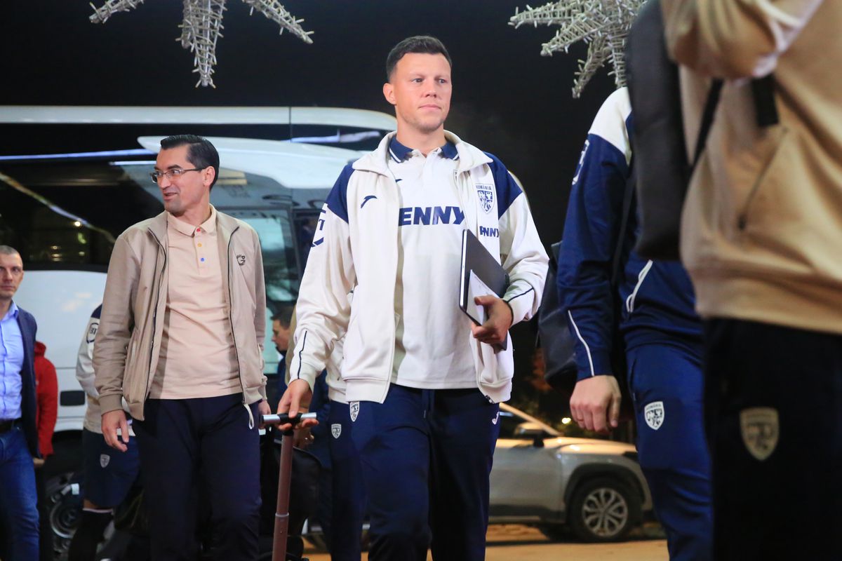 Sosirea echipei naţionale la hotelul Zenica