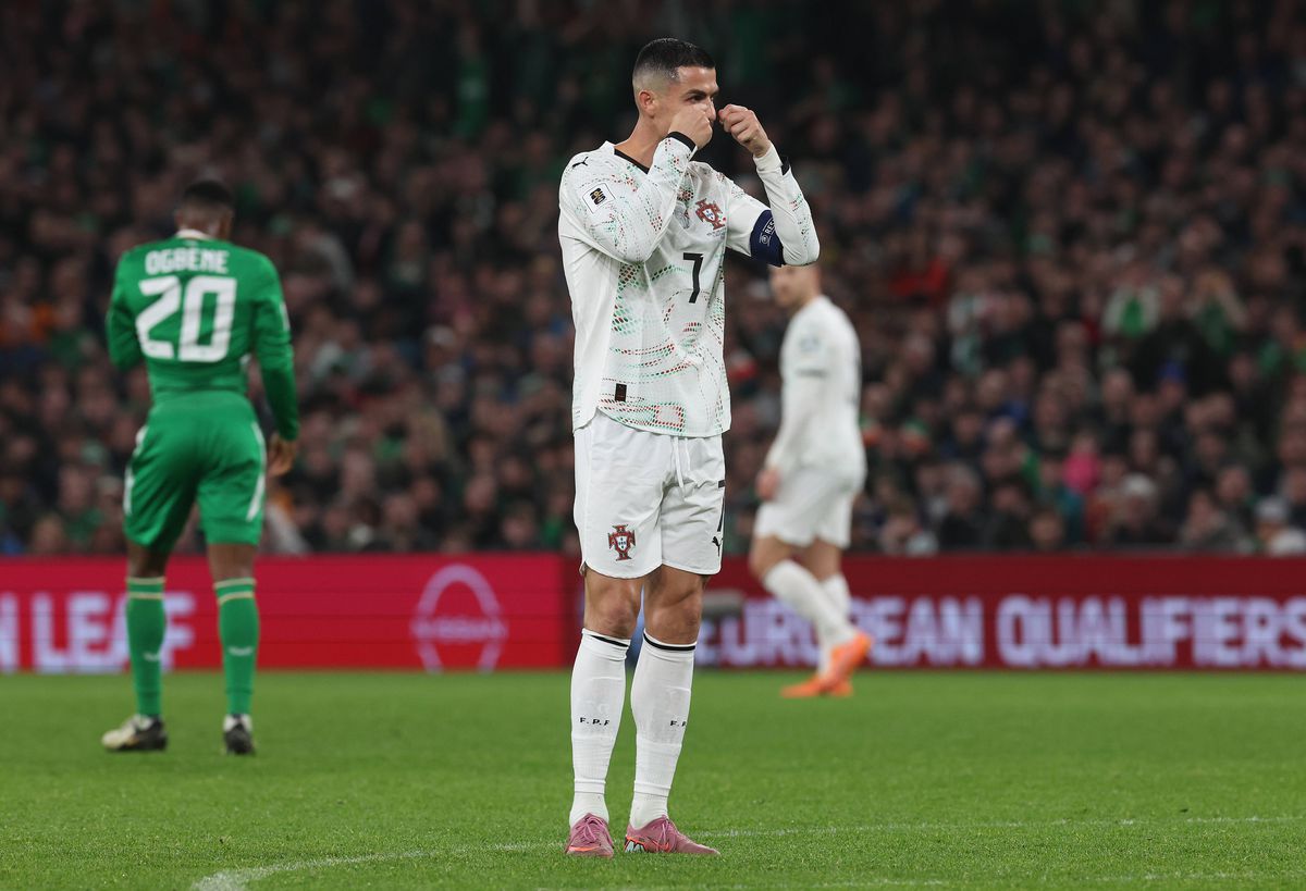 Cristiano Ronaldo, eliminat în Irlanda - Portugalia