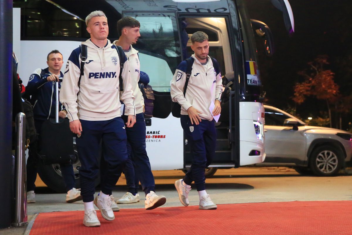 Sosirea echipei naţionale la hotelul Zenica