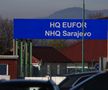 Imagini din baza Eurofor din Sarajevo FOTO: Ionuţ Iordache (GSP)