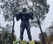 Statuia lui Helmut Duckadam, dezvăluită la Semlac