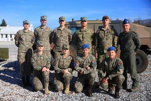 Povești spectaculoase ale militarilor români din Sarajevo: ultrasul din galeria lui U Cluj și verișoara lui Horațiu Moldovan, fotbalistă în Liga 3 » Cum vor trăi meciul Bosnia - România