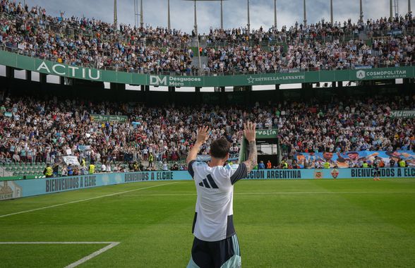 Messi, întâmpinat de 20.000 de oameni la antrenamentul din orașul european cu 240.000 de locuitori