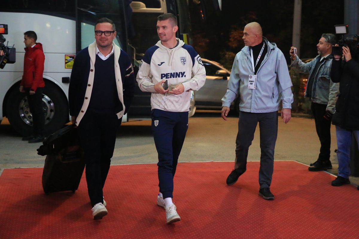 Sosirea echipei naţionale la hotelul Zenica