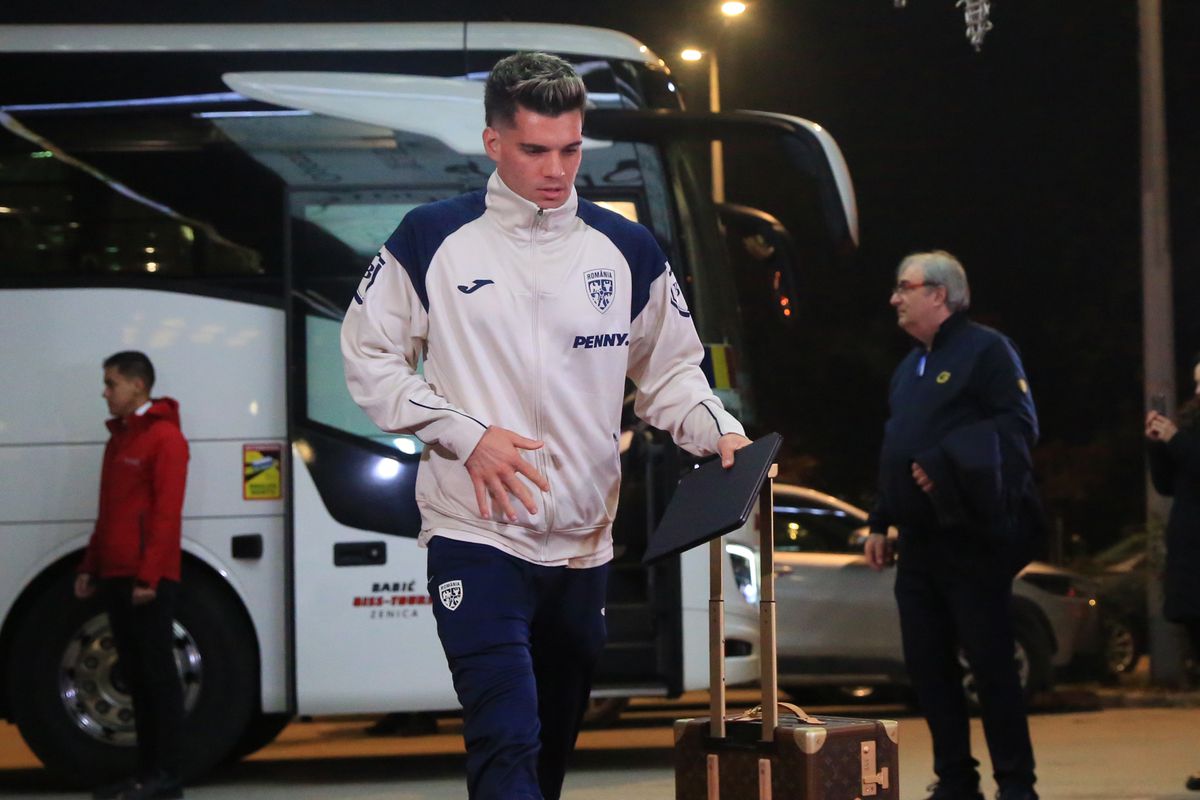 Sosirea echipei naţionale la hotelul Zenica