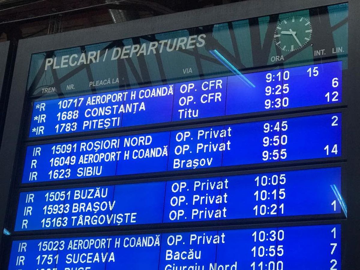 Tren Gara de Nord - Otopeni - 13.12.2020