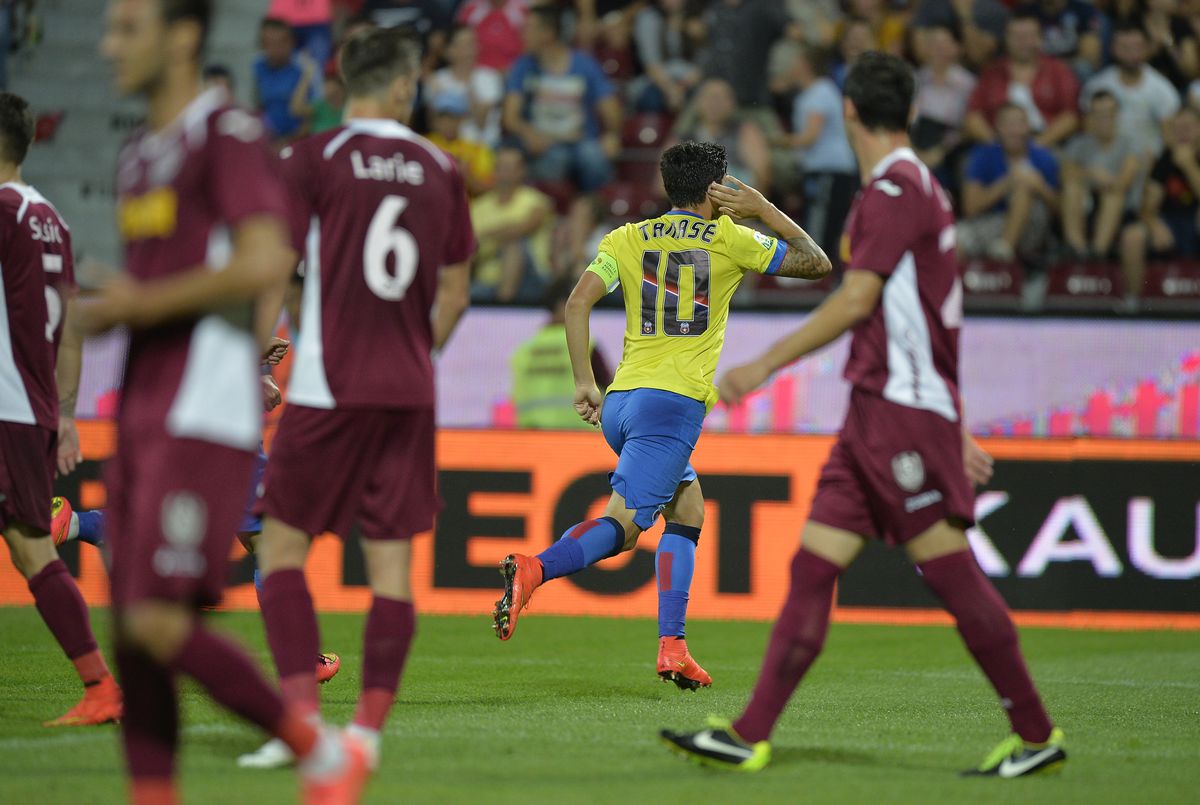 FOTO 6 ani de la ultimul succes al lui FCSB pe terenul lui CFR! Cum arătau echipele atunci + FCSB devenea campioană în acel sezon
