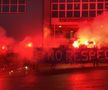 FOTO+VIDEO. Fanii lui CFR Cluj, protest înaintea meciului cu FCSB » Torțe în Gruia + mesaj ironic pentru UEFA