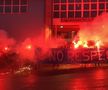 FOTO+VIDEO. Fanii lui CFR Cluj, protest înaintea meciului cu FCSB » Torțe în Gruia + mesaj ironic pentru UEFA