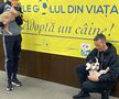 MM Stoica și Florin Tănase, prezenți la acțiunea de susținere a proiectului „Umple golul din viața ta” / foto: GSP
