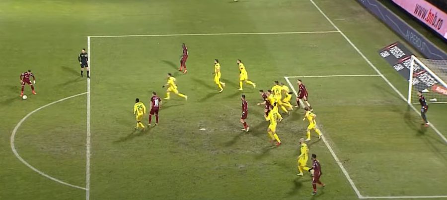 Explicațiile lui Iustin Popescu după golul luat în meciul cu CFR Cluj » Cum se apără portarul Mioveniului: „Asta a fost greșeala mea”