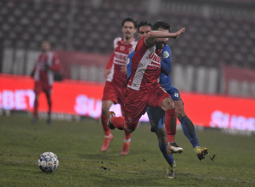 Dinamo a învins-o pe Chindia Târgoviște, scor 1-0. Alexandru Răuță (29 de ani) a purtat în premieră banderola de căpitan și le-a adus noroc „câinilor”.