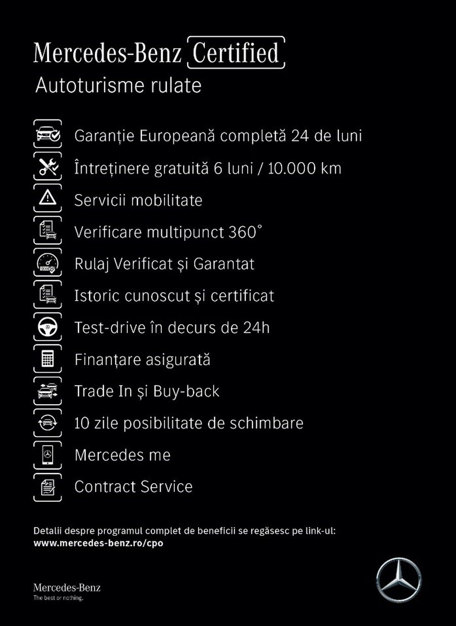 Super pachet » 12 beneficii garantate pentru TOATE mașinile rulate de la Mercedes-Benz România