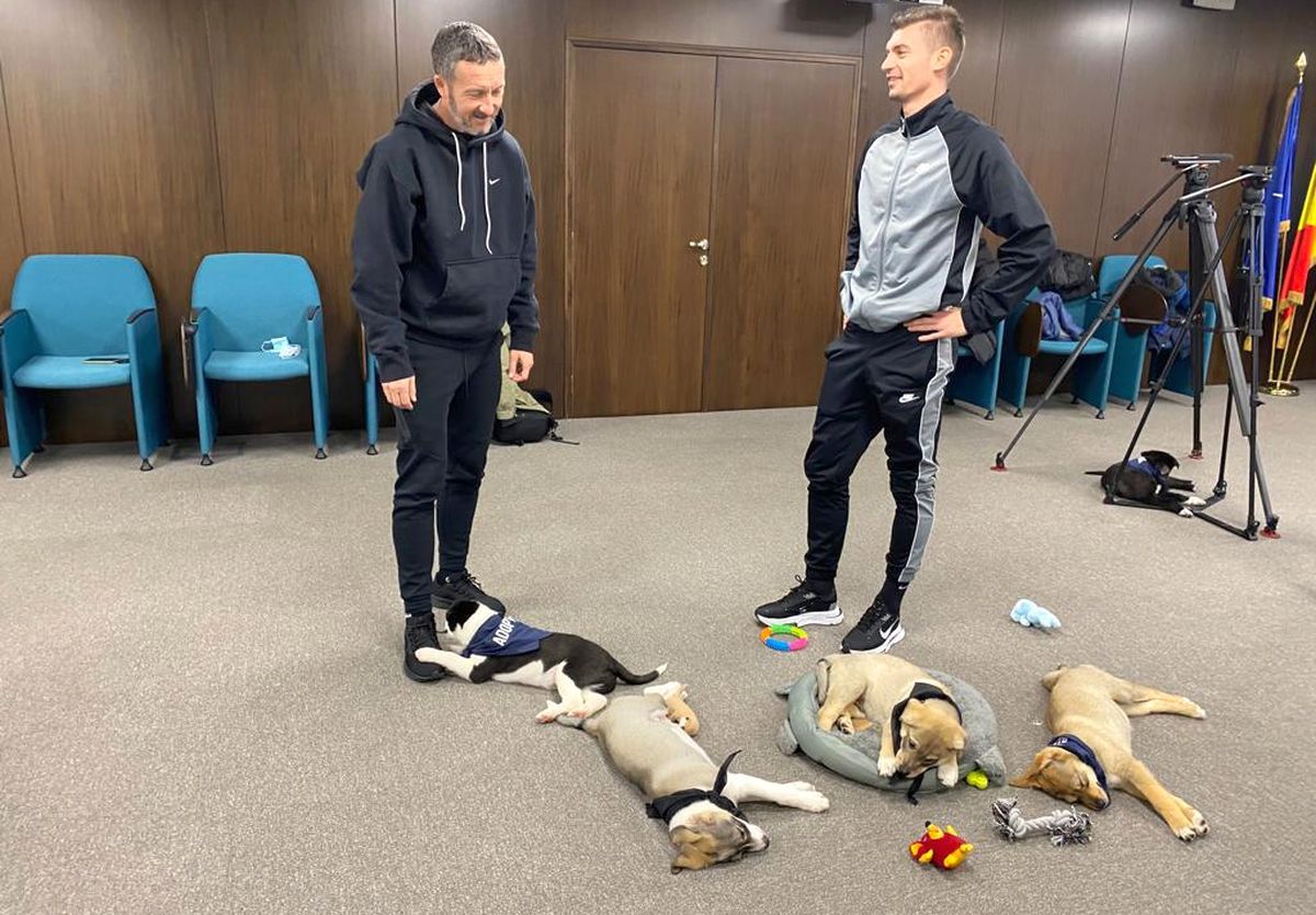 Imagini inedite cu MM Stoica și Florin Tănase » Cei mai mari fani ai câinilor: „Avem lipici la ei”