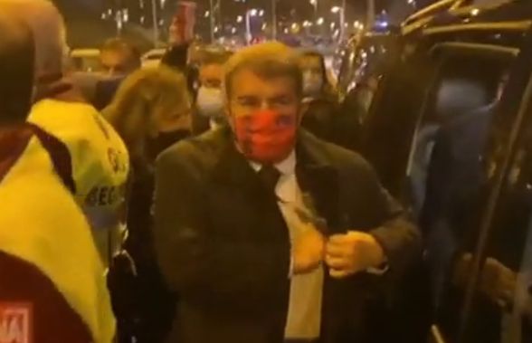 Moment tensionat la Barcelona » Președintele Laporta a jignit un fan: „Fiu de c***ă!”