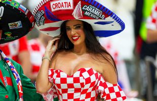 Ivana Knoll și-a găsit partener pentru semifinala Argentina - Croația! Cu cine a fost surprinsă în tribune