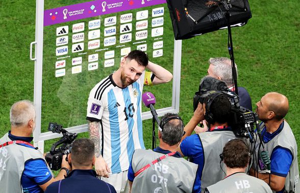 Leo Messi, omul meciului Argentina - Croația: „Ce grup nebun! Am trăit ceva spectaculos” » Imagine specială: selecționerul Scaloni în lacrimi