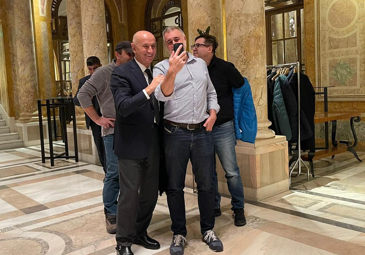 Apariție rară! Cum a fost surprins George Copos la sărbătoarea dinamoviștilor