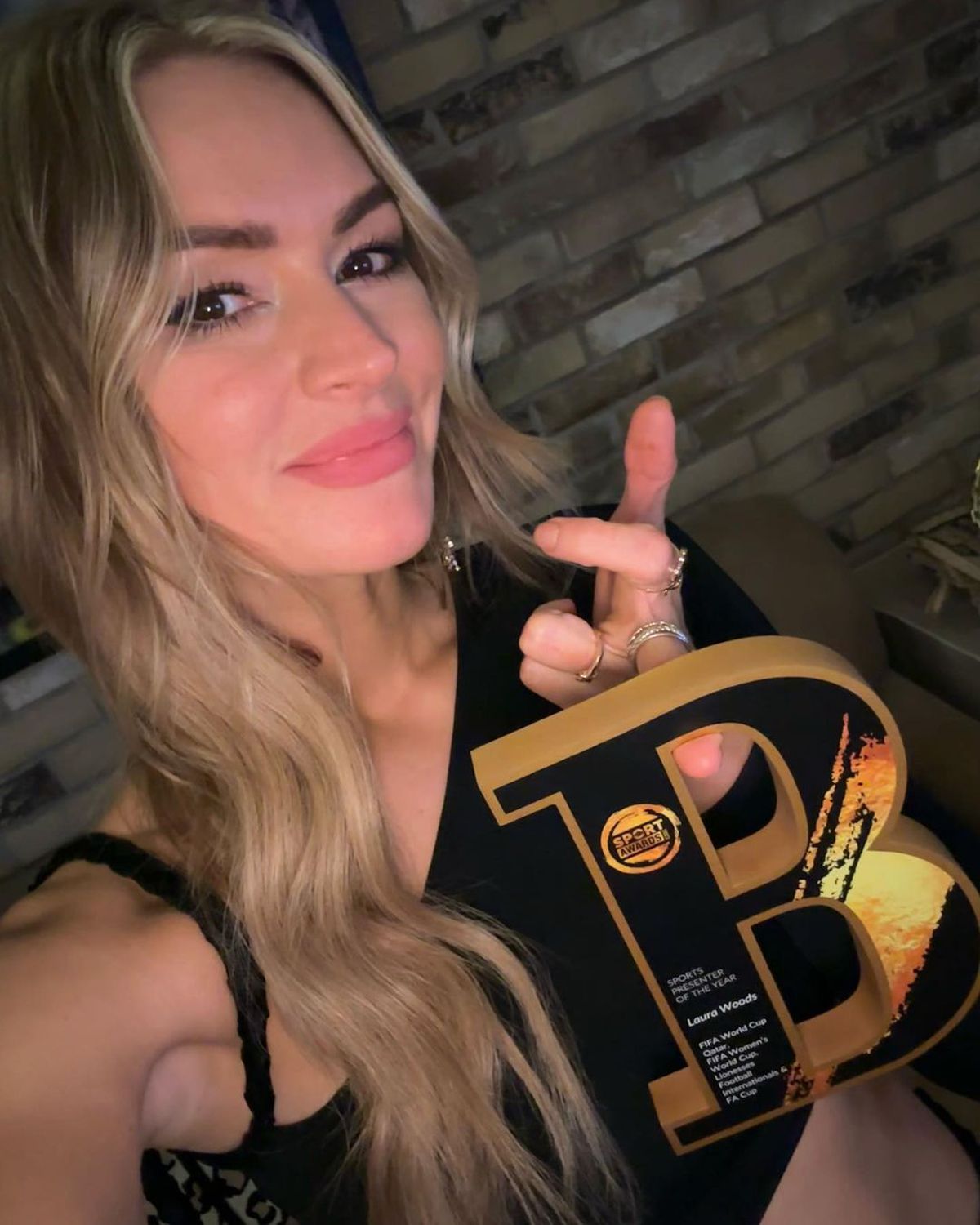 Laura Woods, prezentatoarea emisiunii de la TNT Sports. Foto: Instagram