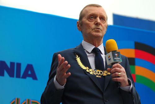 Dan Grecu a primit Colanul de Aur din partea COSR în martie 2024 // foto: Raed Krishan