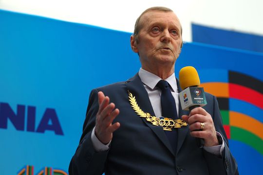 Dan Grecu a primit Colanul de Aur din partea COSR în martie 2024 // foto: Raed Krishan