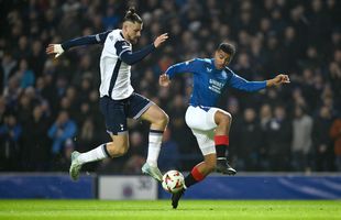 Notele date de englezi lui Radu Drăgușin, după Rangers - Tottenham: „Românul a scăpat cu noroc”