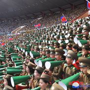 Imagini de la meciul aniversar de fotbal din Coreea de Nord / FOTO: www.kcna.kp