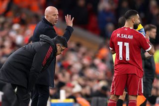 Arne Slot l-a introdus pe Salah în minutul 26 al meciului Liverpool - Brighton! Ce a urmat