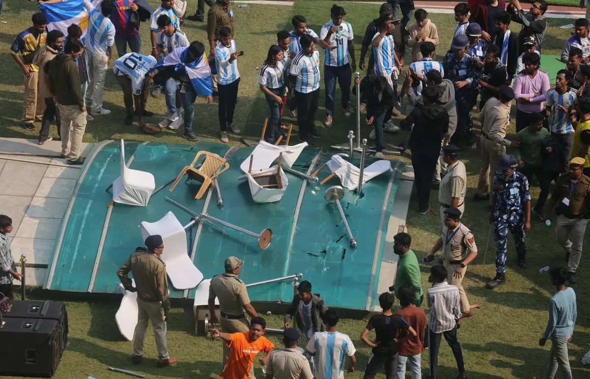 Haos la vizita lui Messi în India