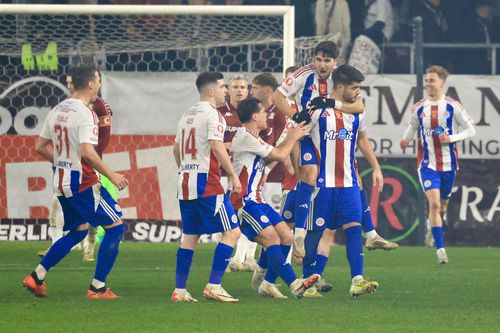 Rapid - Oțelul 0-2. Paul Iacob, fundașul central al gălățenilor, a avut un mesaj la finalul partidei din Giulești, după golul superb marcat în finalul meciului./ foto Ionuț Iordache (GSP)