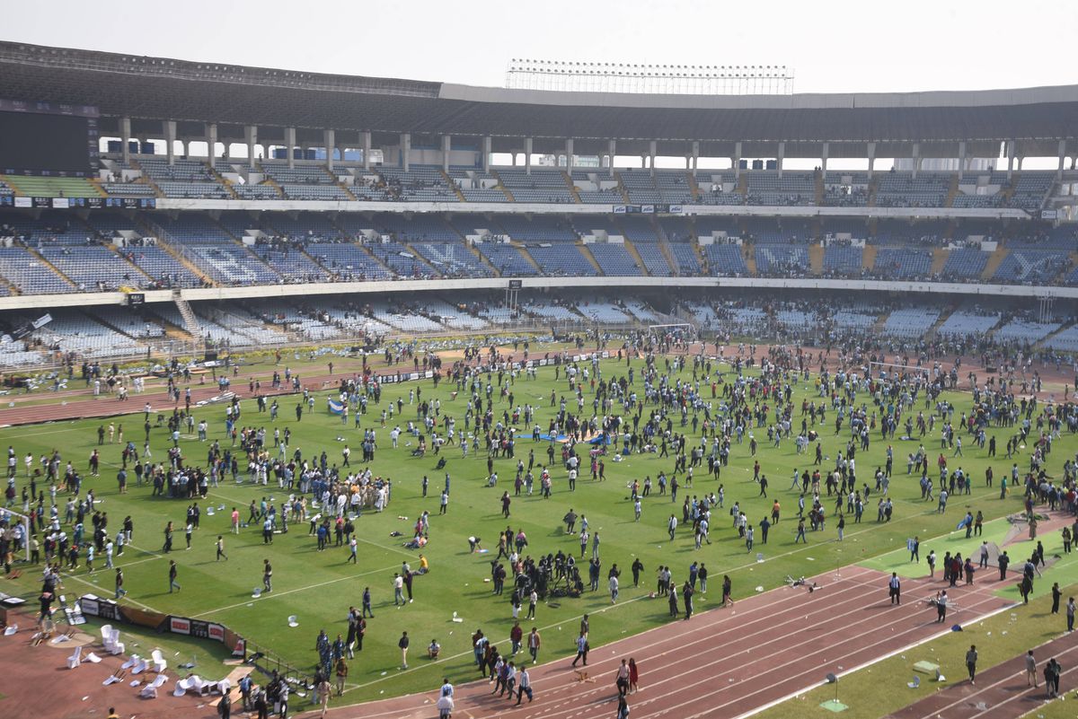 Haos la vizita lui Messi în India