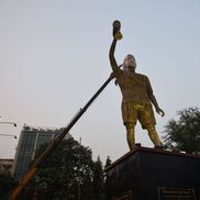 Lionel Messi are o statuie de 21 de metri la Calcutta / Foto: Imago