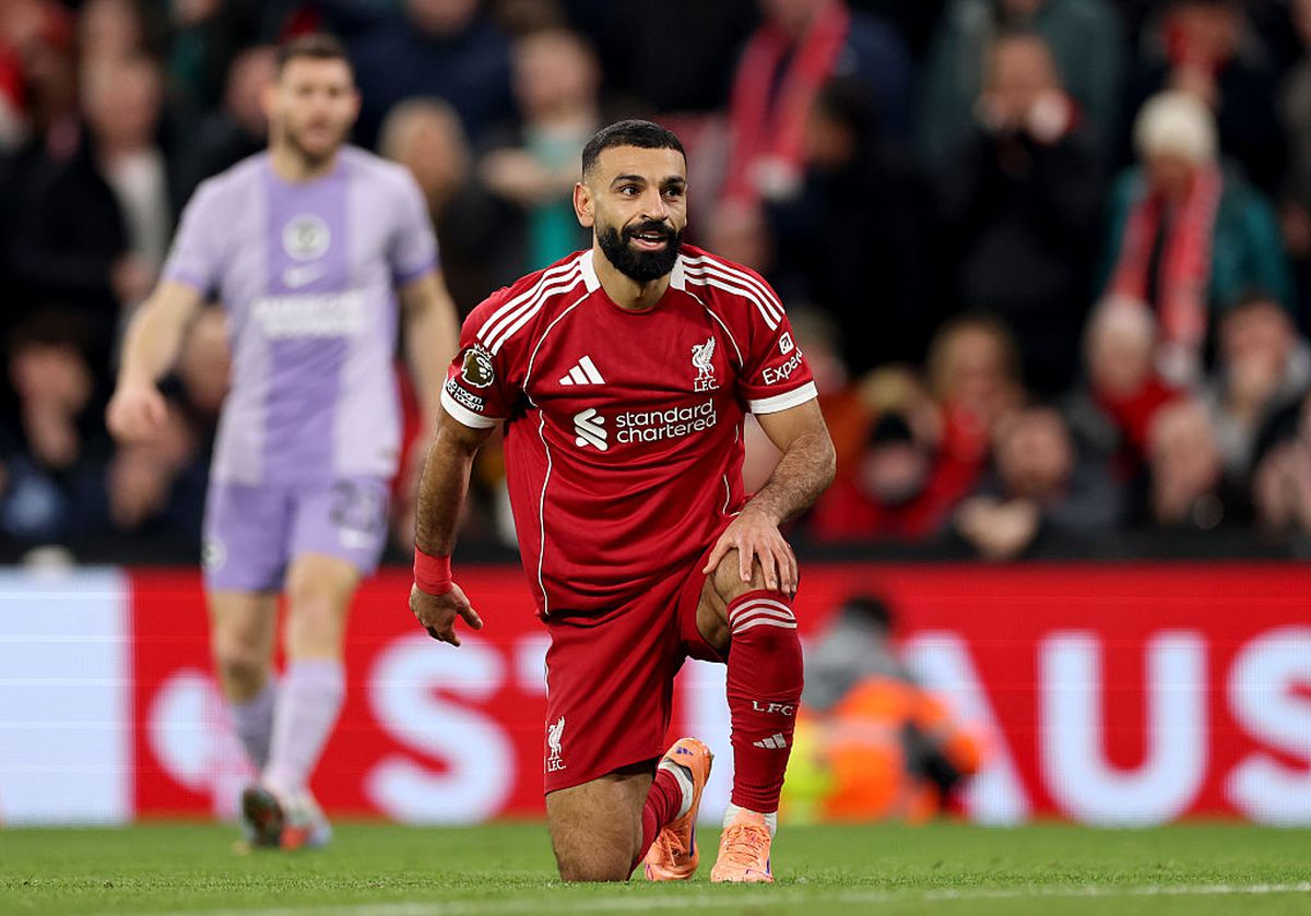 Arne Slot l-a introdus pe Salah în minutul 26 al meciului Liverpool - Brighton! Ce a urmat