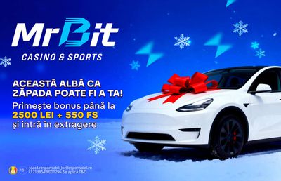 Lucky Holidays la MrBit: Tesla Model Y, Roata Norocului și premiile lui decembrie
