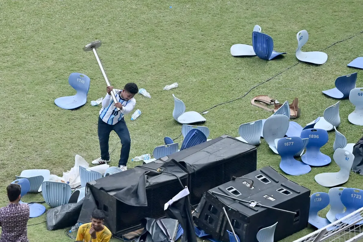 Haos la vizita lui Messi în India