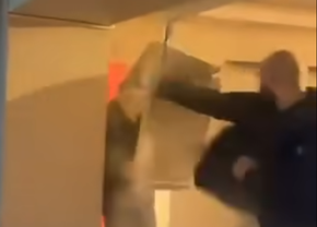 Scene șocante: momentul în care huliganii lui Feyenoord distrug complet un apartament din București