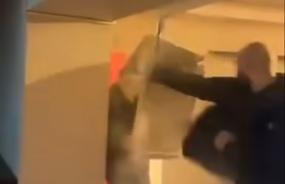 Scene șocante: momentul în care huliganii lui Feyenoord distrug complet un apartament din București