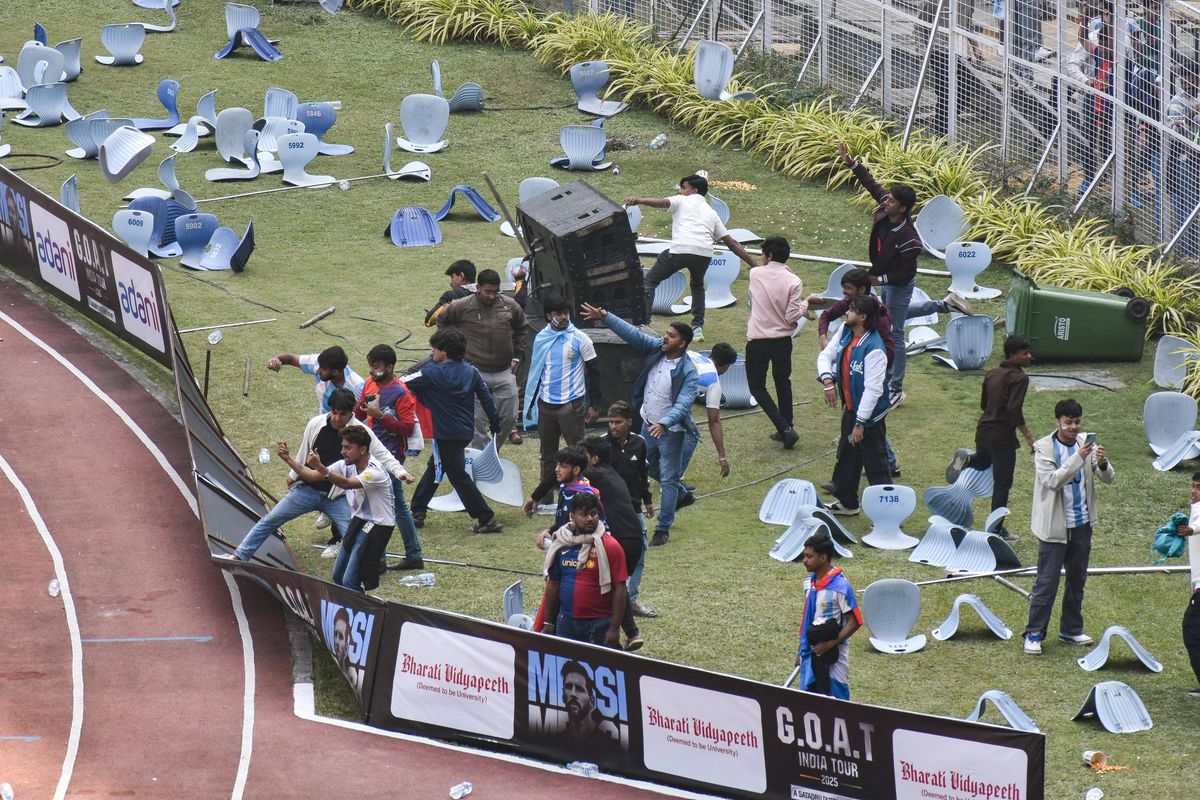 Haos la vizita lui Messi în India