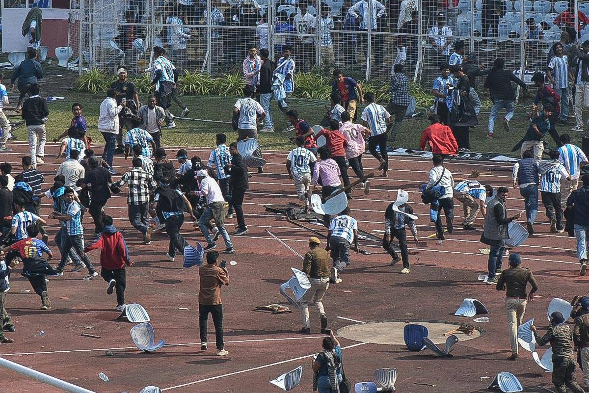 Haos la vizita lui Messi în India