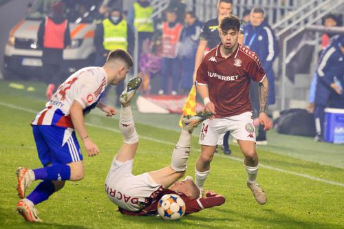 Andrei Borza a revenit pe teren la Rapid după 3 luni/ foto: Ionuț Iordache (GSP)