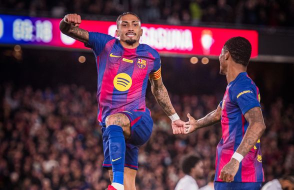 Liderul Barcelona o învinge și pe Osasuna în etapa #16 din La Liga » Brazilianul Raphinha a adus cele 3 puncte pentru catalani