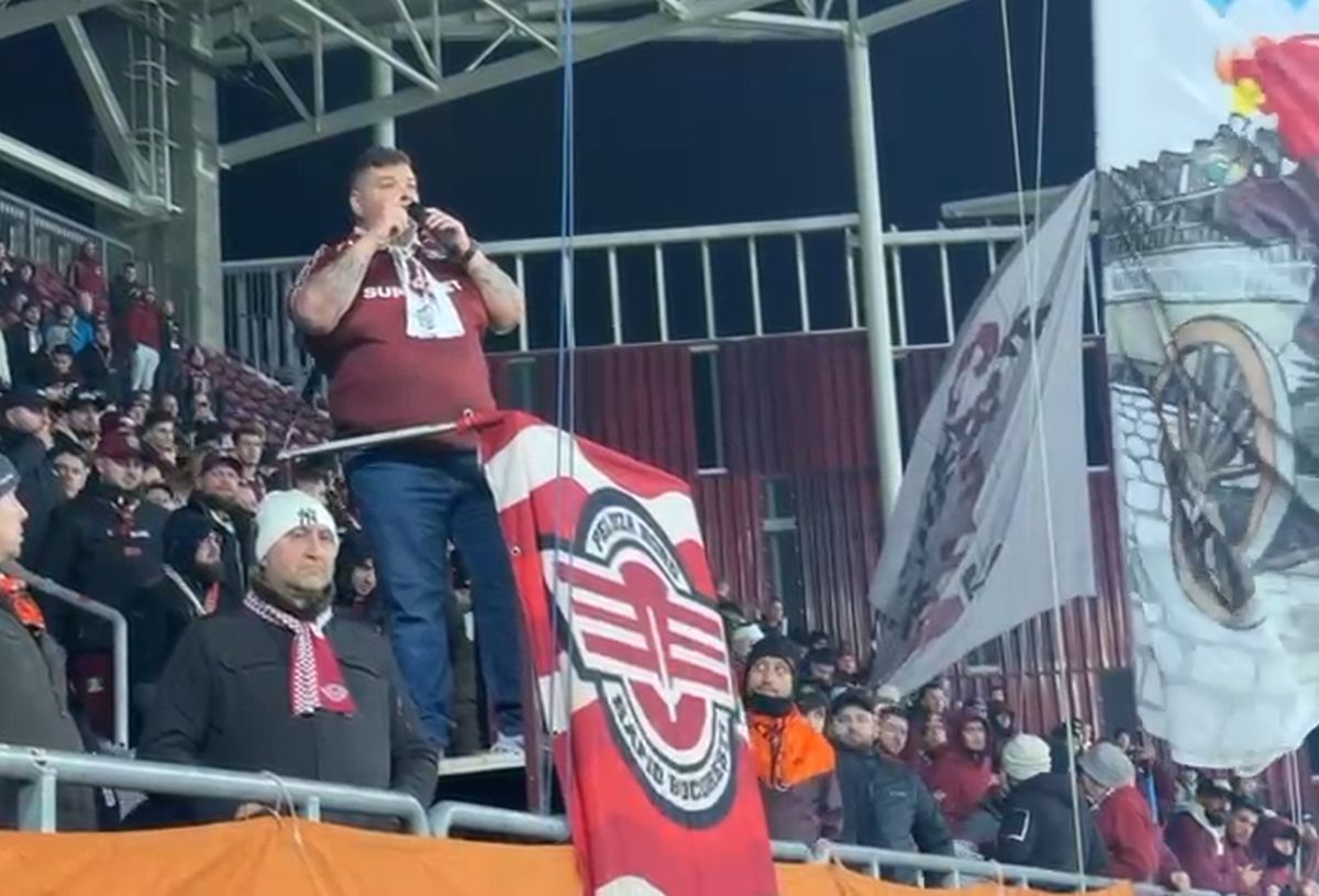 Nu s-a văzut la TV! Singura persoană huiduită în Giulești » Mesaj categoric din peluză, după Rapid - Oțelul