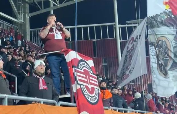 Nu s-a văzut la TV! Singura persoană huiduită în Giulești » Mesaj categoric din peluză, după Rapid - Oțelul