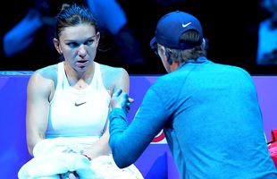 SIMONA HALEP - AJLA TOMLJANOVIC // Simona Halep, primele momente de nervozitate din 2020 » Iritată la intervenția lui Darren Cahill: „Spune-i că am obosit!”